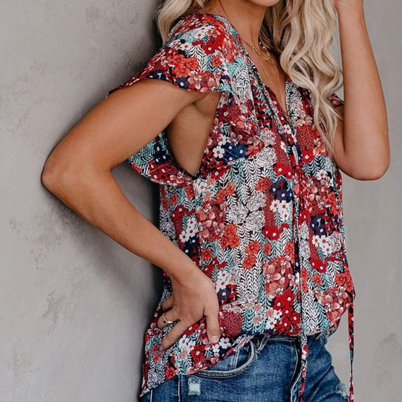 Nwt Womens Boho Top Size Medium - Picture 3 of 5